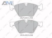 Колодки тормозные передние LYNX для BMW 5 серия (E60 ) 2003-2009 BD-1414