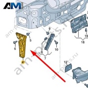 Направляющая Audi A7 (4K) 2019-2024 4K8807890