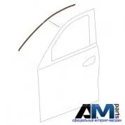 Молдинг водительской двери A2927250182 Mercedes GLE-Coupe C292