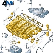 Впускной коллектор VAG 06L133201BH