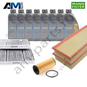 Комплект фильтров MANN с маслом 5W40 229.5 для ТО-1 Mercedes S500