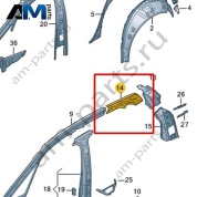 Соединительный элемент Volkswagen id3 2020-2024 10A810499