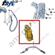 Замок двери Volkswagen Jetta VII 2020-2024 17A837016A