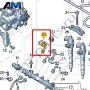Напорная трубка VAG 04L130301D