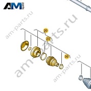 Внутренний ШРУС (АКП/DSG) справа VAG 5QD498103F на Audi 2018-2026