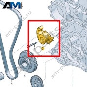 Натяжной ролик VAG 0XW109479A