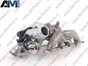 Выпускной коллектор с турбонагнетателем Фольксваген Тигуан (2012-2016) 2.0 TSI 06J145713K