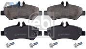 Задние тормозные колодки FEBI 16735  Volkswagen Crafter (2006-2016)