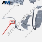 Трос замка передней двери L/R Mercedes C W206 (2021-2026) A2067600000