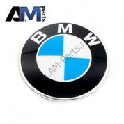 Эмблема BMW передняя BMW 1 серии F21 рестайлинг 5 дверей (хром) 51767288752