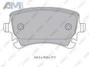 задние тормозные колодки BD1224 (LYNXauto) для автомобилей VAG