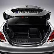 Коврик багажника с низкими бортами A2058140600 Мерседес С-класса W205 (2018-2023)