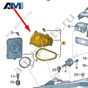 Заглушка фары Audi A7 (4K) 2019-2024 4K8941159