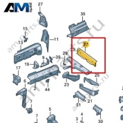 Пластина для лонжерона Volkswagen id3 2020-2024 1EA803230