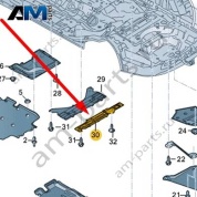 Траверса Audi A6 (C8) 2019-2024 4K0803348