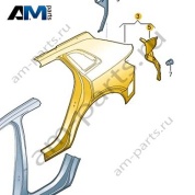 Отрезная деталь - каркас боковины Audi Q8 e-tron 2024-2024/Audi e-tron 2019-2023 4K4809837