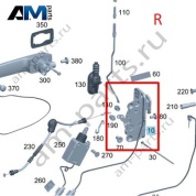 Замок двери пассажира Mercedes G-class W465 A4637203203