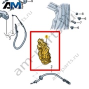 Замок двери Volkswagen Jetta VII 2020-2024 17A837015A