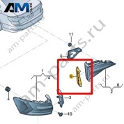 Накладка Volkswagen Jetta VII 2020-2024 17A945310