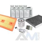 Оригинальный комплект ТО-4 на Polo Sedan 1.4 TSI с угольным фильтром (масло LL3 с допуском 504/507)