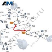 Тормозной шланг задний A4634204100 для Mercedes G-class W463