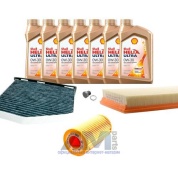 Комплект фильтров для ТО-1/3 Audi Q3 (2011-2018) 2.7TFSI RSQ3 с маслом Shell 0W30