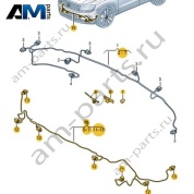 Жгут проводов для бампера VAG 2GJ971095A