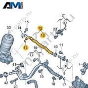 Шланг системы охлаждения VAG 059121102L