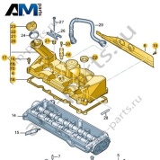 Клапанная крышка VAG 04L103469B