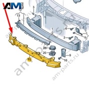 Вспененный наполнитель Audi A8 (D4) 2014-2017 4H0807694E