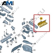 Соединительный элемент Volkswagen id3 2020-2024 1EA802507