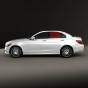 Стекло заднее левое A2057350010 Мерседес С-класса W205 (2014-2018)