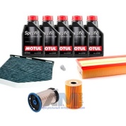 Набор ТО-2/4 для Ауди Q3 2.0TDI с маслом Motul 5W30