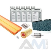 Оригинальный комплект ТО-2/4 на Jetta 2.5 FSI (масло LL3 с допуском 504/507)