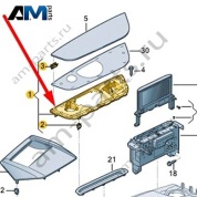 Крепежный элемент Audi Q7 (4M) 2016-2024 4M1857736
