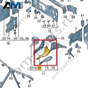 Передняя часть колесной арки Volkswagen id-Buzz 2023-2024 1N3805159