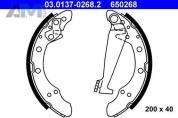 Барабанные тормозные колодки ATE 03.0137-0268.2 для Skoda Mk2 (2007-2014)