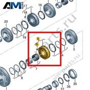 Ступица и муфта синхронизатора VAG 0CK311776B