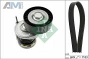 Комплект замены ремня генератора INA (529046610) Volkswagen B6 (2005-2011) 2.0TDI