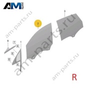 Стекло двери пассажира Porsche Macan (2014-2018) 95B845202D
