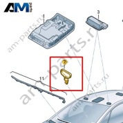 Светодиодный модуль со световодом Volkswagen id3 2020-2024 10A947145B