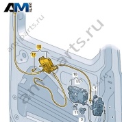 Замок с дистанционным управлением Volkswagen id-Buzz 2023-2024 1T3843653H