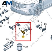 Кронштейн датчика Volkswagen Taigo 2022-2024 2G7919493