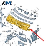 Перегородка Audi A6 (C7) 2015-2018 4G1805432A