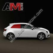 Оригинальное заднее правое стекло (неподвижное) Audi A3 Sportback 8V3845300NVB