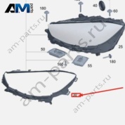 Уплотнитель фары правой A2238260600 на Mercedes S-class W223