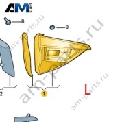 Задний левый светодиодный фонарь (на крышке) VAG 3VD945307B на Skoda 2019-2026