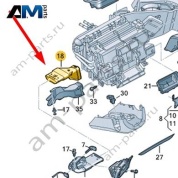 Воздуховод Audi Q8 e-tron 2024-2024/Audi e-tron 2019-2023 4KL819655