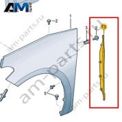 Замыкающая панель Volkswagen id3 2020-2024 10A821112A