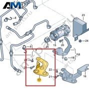 Кронштейн для вакуумного насоса VAG 1K0612391AJ
